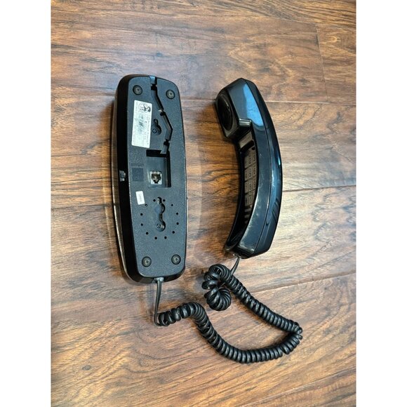 Vintage MCM BellSouth Model 475 Black Landline Corded Telephone Pall Table Prop - Picture 3 of 7